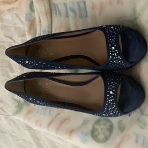 Vince Camuto blue suede pumps. Size 7.5
